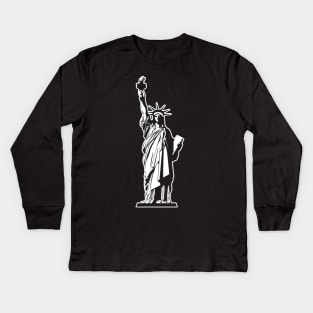 Statue of Liberty - T-Shirt Gifts Kids Long Sleeve T-Shirt